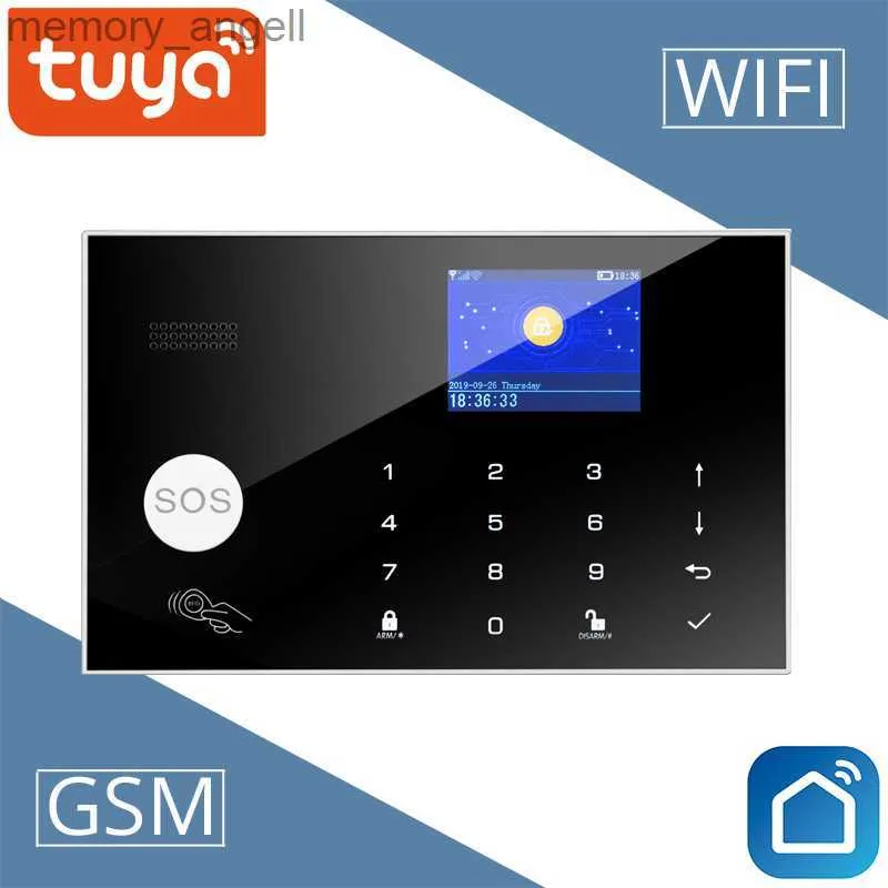 Systemy alarmowe Tuya Wireless Home WiFi GSM Bezpieczeństwo domu z czujnikiem detektora ruchu System alarmowy ALEXA YQ230927