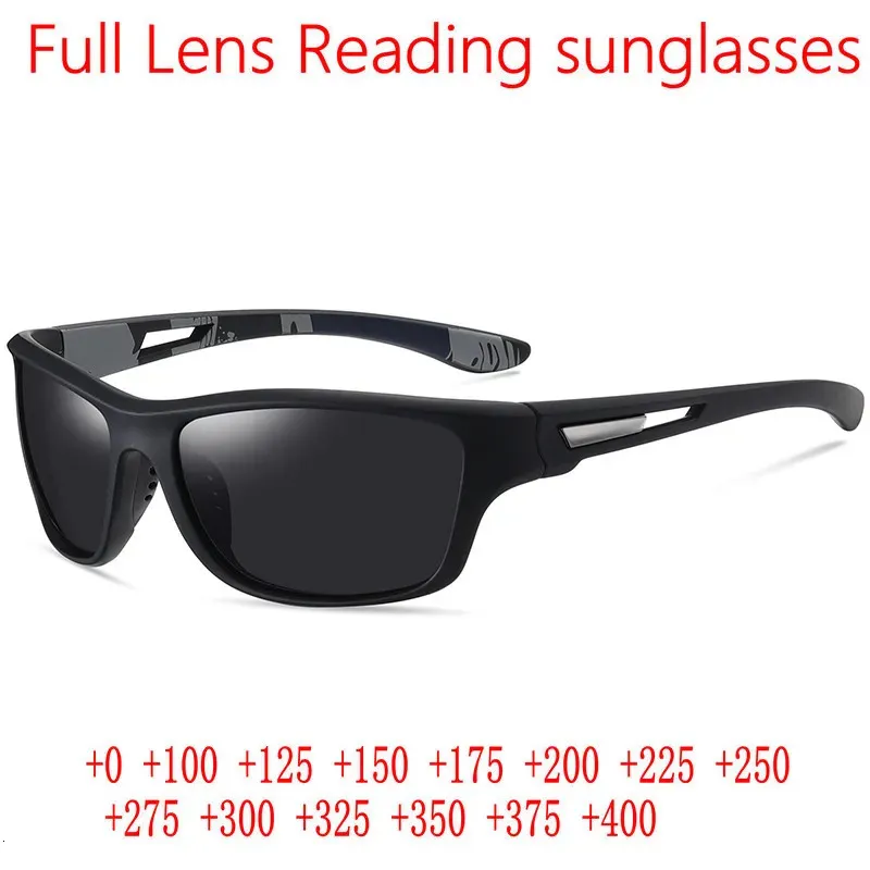 Уличные очки, солнцезащитные очки для полного чтения для мужчин, женщин, модные уличные мужские спортивные солнцезащитные очки для вождения и пресбиопии с диоптриями, рецепт NX 230927