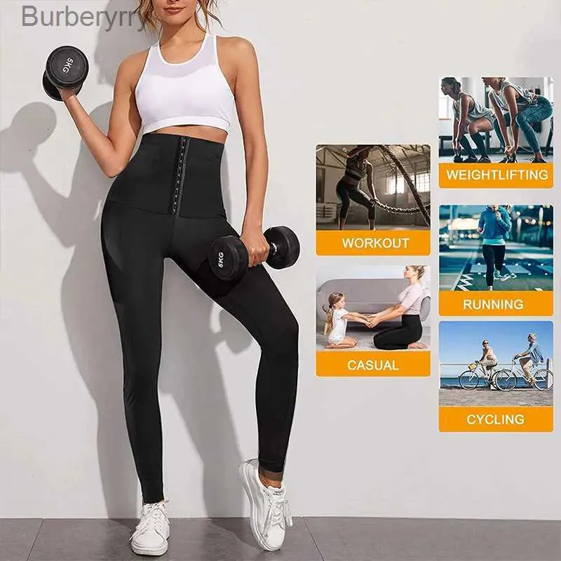 Womens High Waist Sauna Leggings And Sweat Pants Set Back Thermo Compression Slimming And Fitness Tights With Waisted Trainer For Body Shaping ULUS230927 From Burberyrry 6.74 DHgate.Com