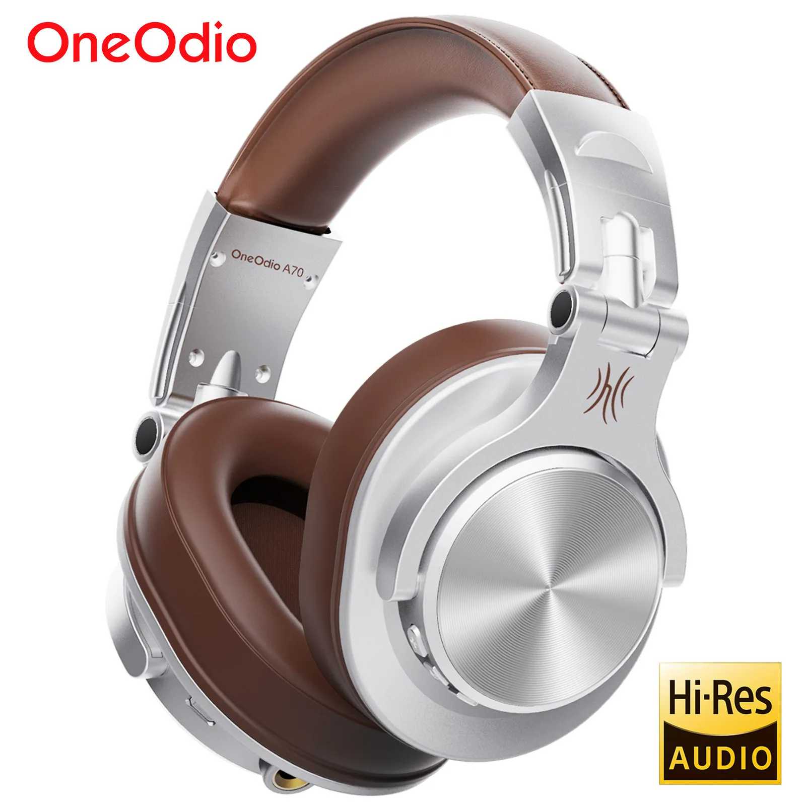Headset oneodio A70 fusion trådbunden trådlös Bluetooth 5 2 hörlurar för telefon med mic över öronstudio DJ hörlurar inspelning headset 230927