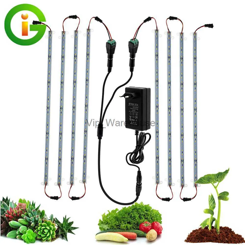 Grow Lights DC24V LED Grow Light Tube Spettro completo 7W 36leds Phyto Lampada per piante Set idroponico Fiori da interno Piante Crescita Illuminazione YQ230927