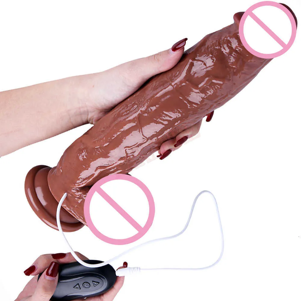 Brinquedo sexual massageador enorme vibrador vibrador realista pênis grande ponto g massagem elétrica grande falo brinquedo adulto para mulher ferramenta mastrbator