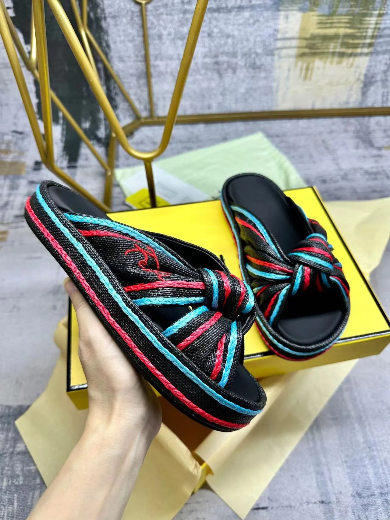 Sandales En Cuir Pour Homme - Pantoufles D'extérieur Souples - Chaussures De Plage été - Confortables Et Respirantes