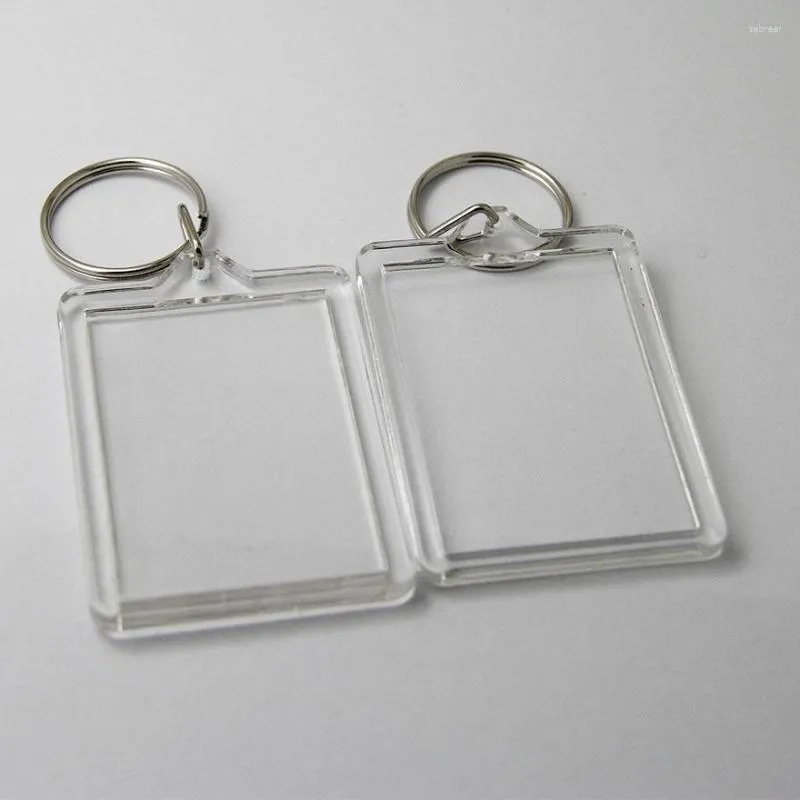 Clear Acrylic Key Chain Blanks, 60 Choices