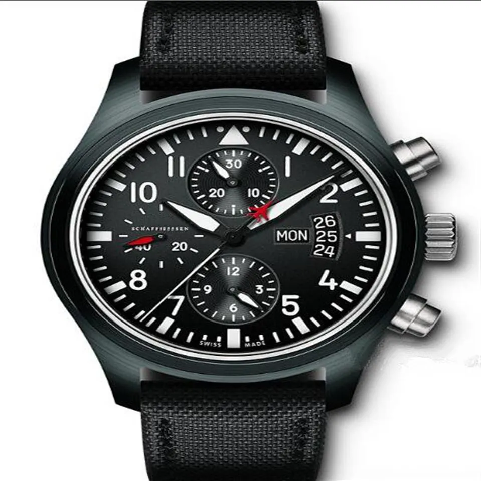 nieuwe mode mechanische heren roestvrij staal automatisch uurwerk horloge heren selfwind horloges polshorloges zwarte stof i310s