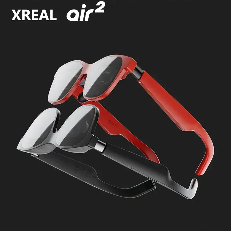 VR AR Accessorise Xreal Air 2 Nreal Air2 Akıllı AR Cames Mikro OLED Ekran 120Hz Yüksek Fırça 72G Ultra Işık Profesyonel Sınıf Renk Doğruluğu L230927