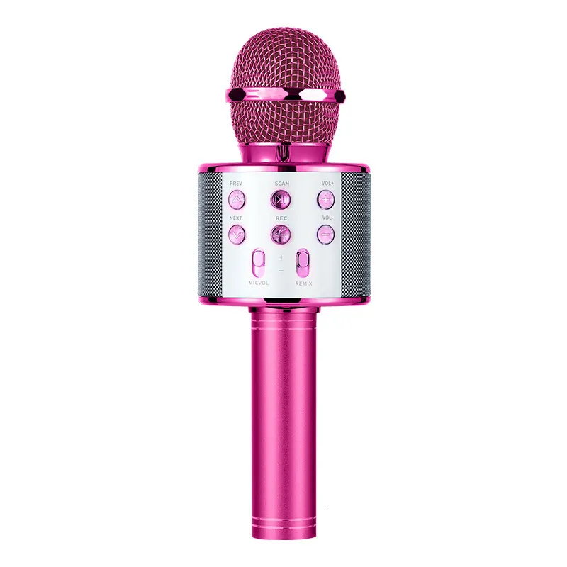 Kinderen Karaoke Microfoon Machine Speelgoed Voor Meisjes Bluetooth- Microfoon Met Led Verlichting, Verjaardag Cadeau Voor Meisjes Jongens 3 4 5 6 7 8 9 10 11 12 Jaar Oud Speelgoed
