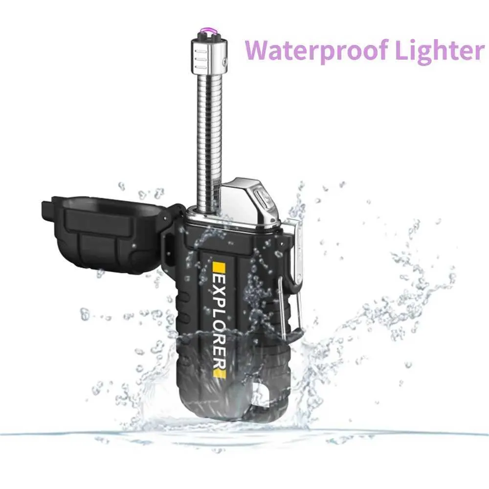 Knife Lighters Waterproof Lighter Retractable Double Type C/USB  Rechargeable Lighter Outdoor Windproof Electronic Lighters Smoke Accesoires  HWAR From 5,99 € | DHgate