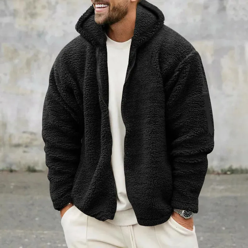 Mens wool jacket clearance with hood