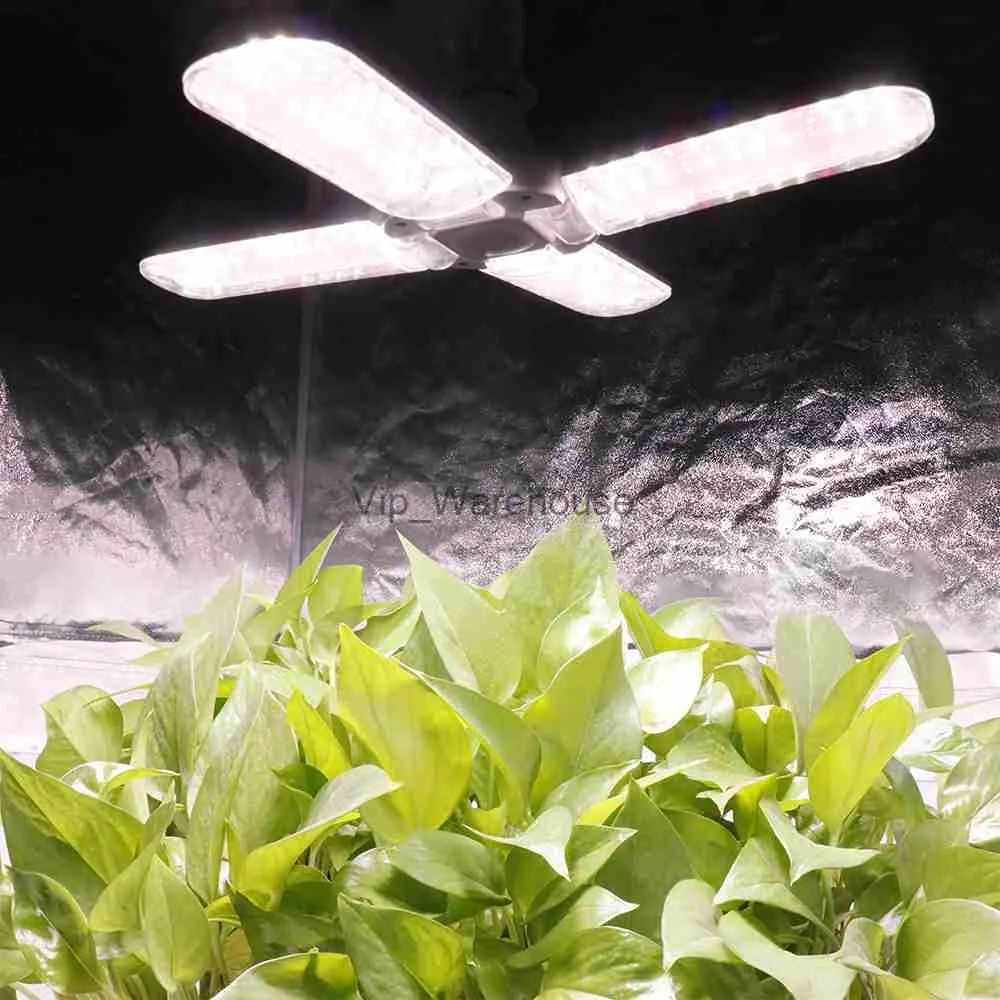 Grow Lights New Full Spectrum 48W Foldable LED Grow Light Full Spectrum E27 Plant Growing Light Phytolamp Bulb For Indoor Grow Tent Seedling YQ230927