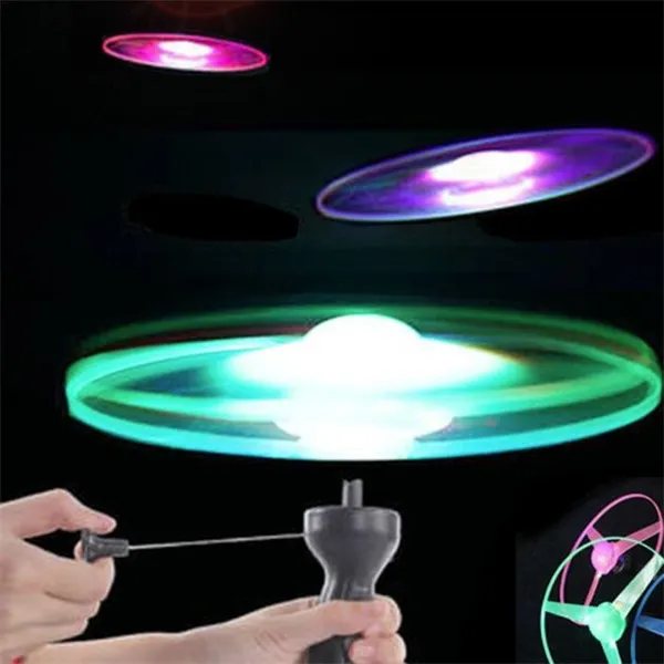 Brinquedos luminescentes infantis, cordões de plástico piscantes, celebração de frisbee e suprimentos para festas GC2339