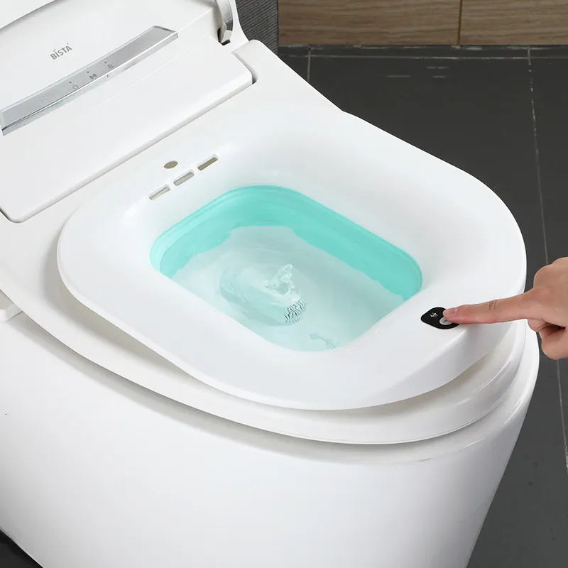 Eimer Tragbare elektrische Bidet Badezimmer Toilette weibliche private Teile Reinigung Hämorrhoiden Pflege Erwachsene 230926