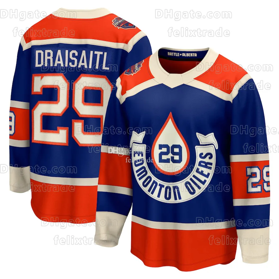 Edmonton Oilers 2024 Heritage Classic Jersey McDavid Draisaitl McLeod Nugent Hopkins Shore Foegele Holloway Hyman From Felixtrade 25.73 DHgate.Com