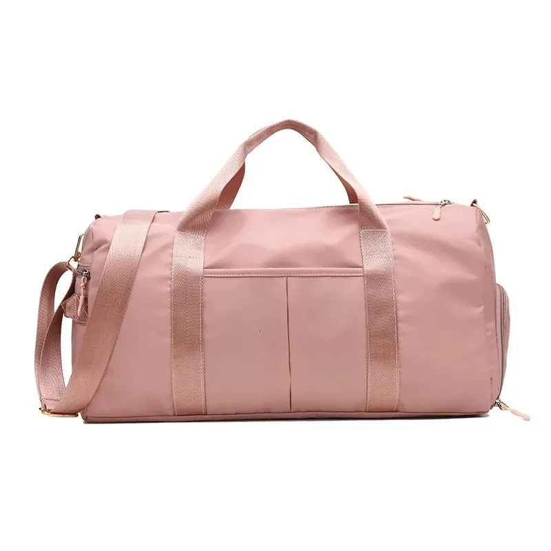 Zaino da esterno impermeabile in nylon sportivo Borse da palestra Uomo Donna Allenamento Fitness Borsa da viaggio Tappetino da yoga Borsa sportiva con scomparto per scarpe 230927