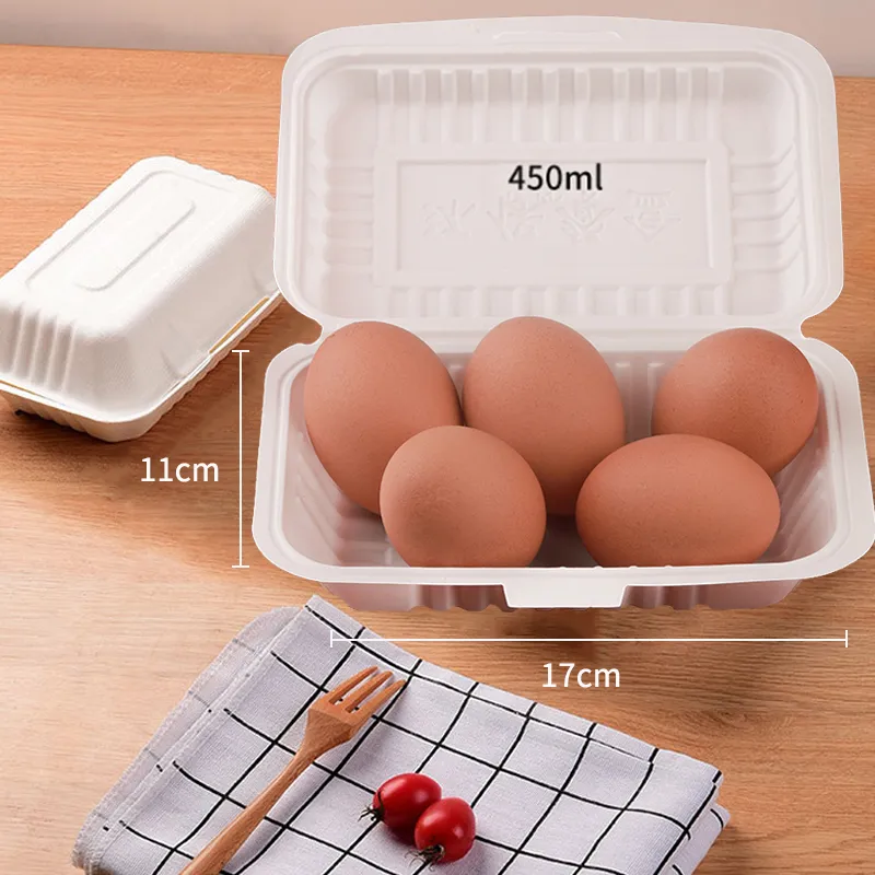 Environmental protection folding lunch box, restaurant/hotel disposable lunch box