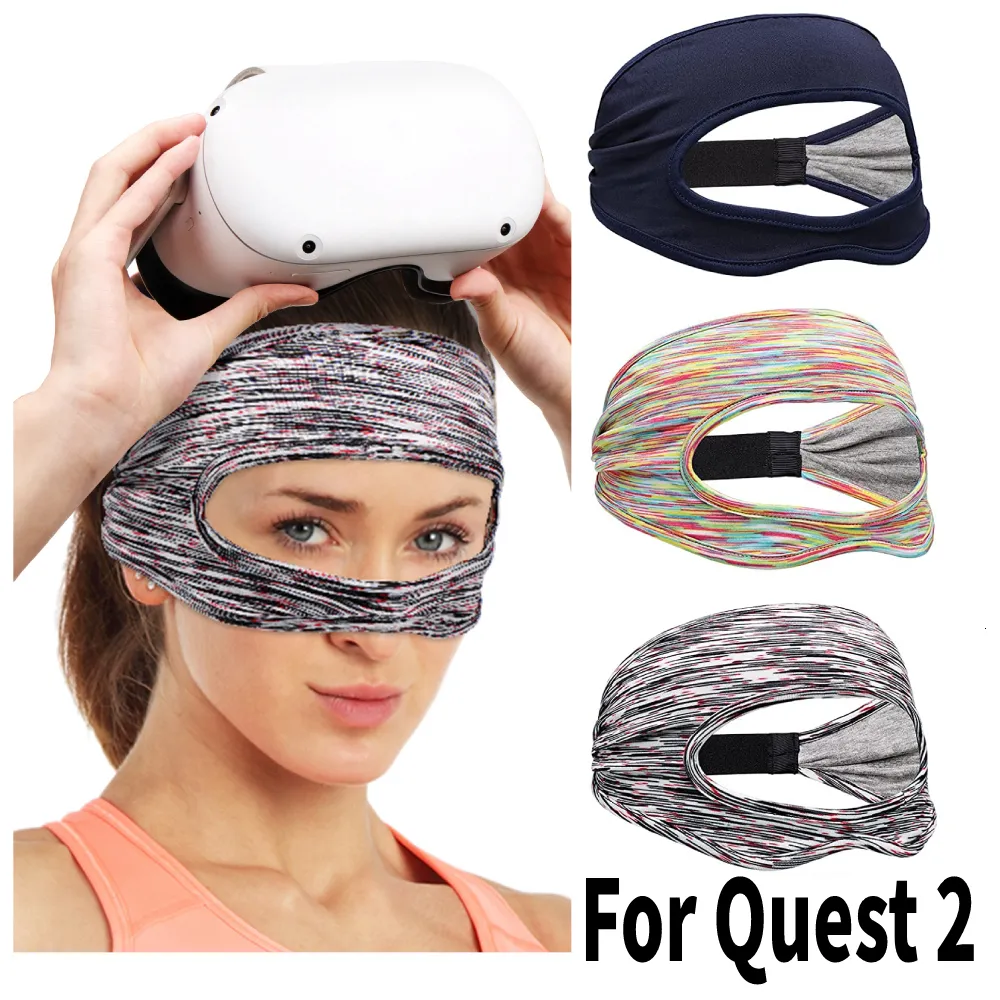 VR AR Accessorise voor Meta Oculus Quest 2 Accessoires VR Oogmasker Cover Ademend Zweetband Virtual Reality Headset Pico 4 PSVR2 230927