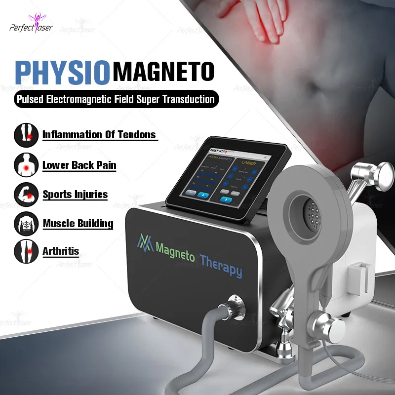 Nouveautés Machine de physiothérapie magnétique dispositif de soulagement de la douleur de physiothérapie réduire la douleur réparation des tissus des blessures sportives livraison rapide 2 ans de garantie