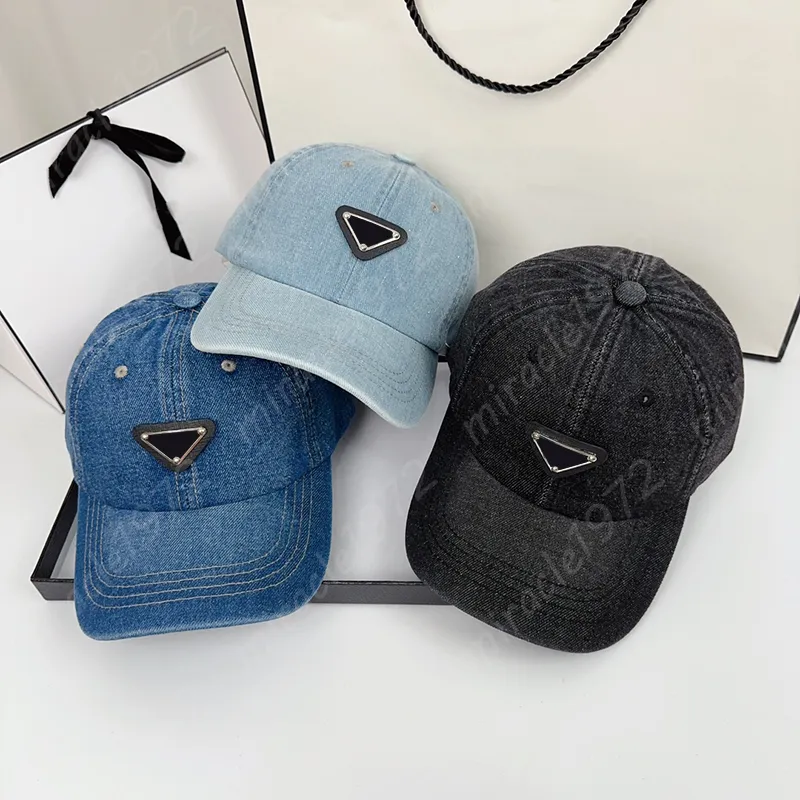 Designer Ball Cap Fashion Blue Denim Casquette For Men Luxury Womens Baseball Caps Classic Bucket Hat Casual Outdoor Sport Hats Travel New-5