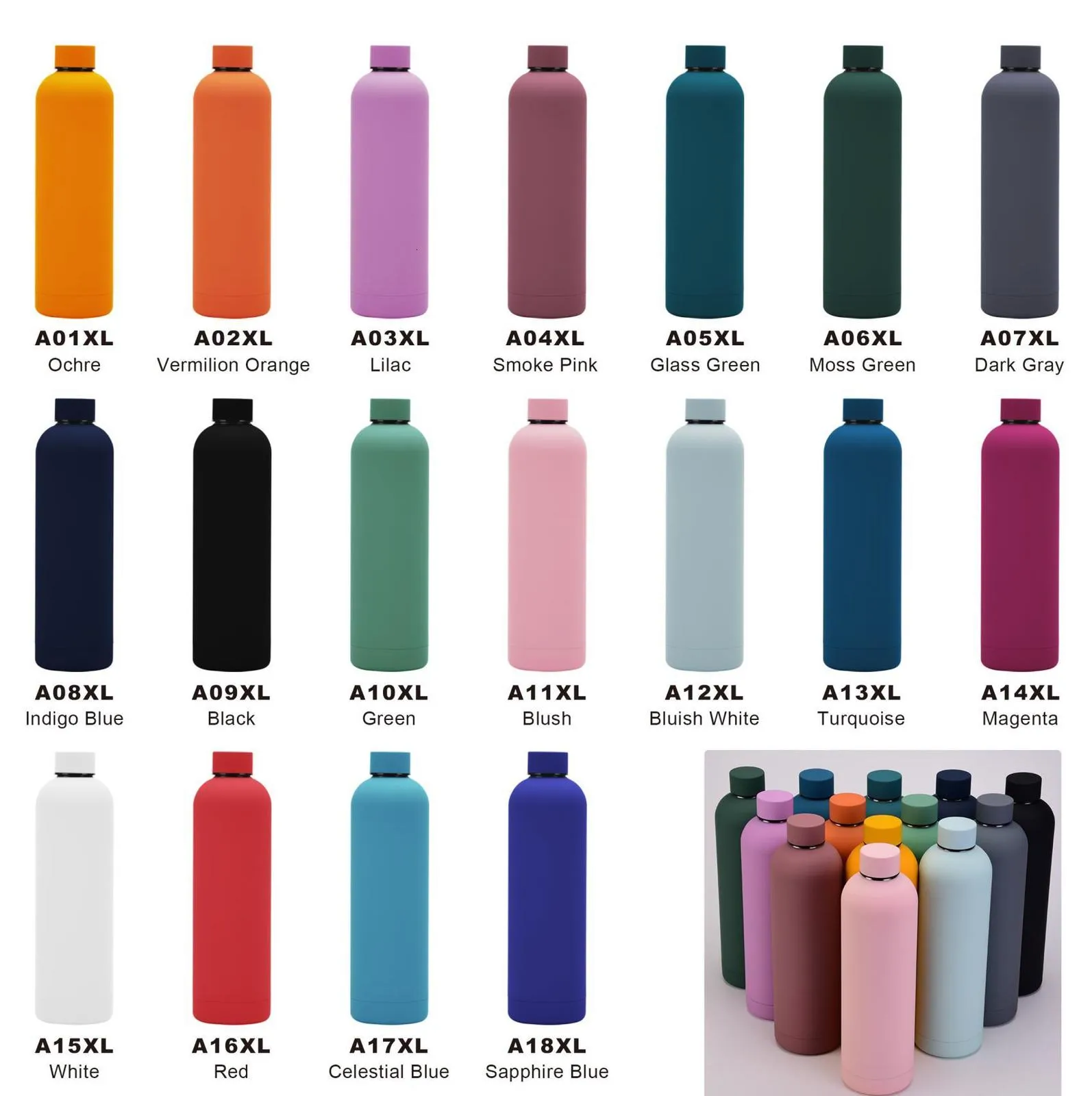 Mugs Wholesale Price Double Wall Stainless Steel Vacuum Cup Water Bottle Thermo Keep Hot and Cold Insulated Flask Sport 230927