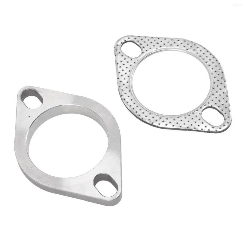 Exhaust Flange Connection Kit Low Noise Stainless Steel High Hardness Gasket Universal 2 2.5in For Muffler