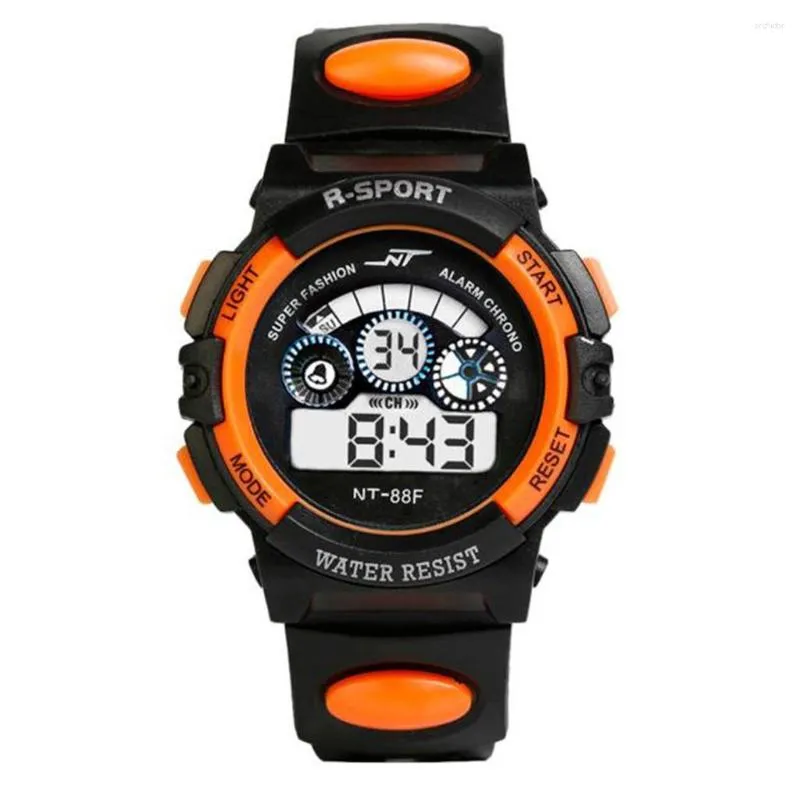 Orologi da polso per bambini Orologi digitali Impermeabili per bambini Ragazzo LED Allarme al quarzo Data Orologio da polso sportivo Ragazzi casual Regalo per bambini 2023