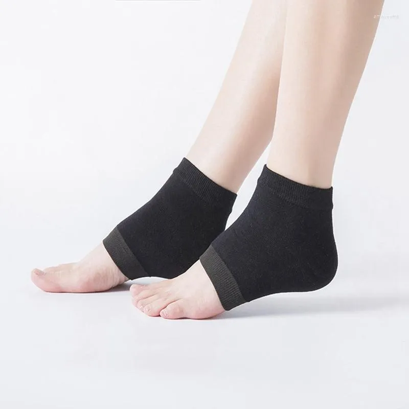 Meias femininas fasciite plantar meia para tendinite de aquiles calos rachados alívio da dor calcanhar almofada masculino inserção cuidados com os pés