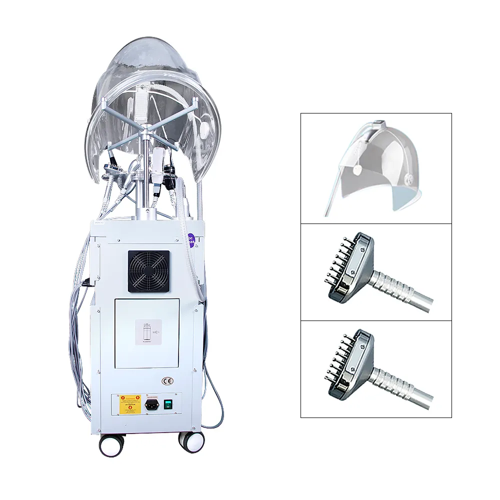 Hot sale water oxygen facial care machine with music high oxygen mask to deep clean pores blackheads and improve dull skin