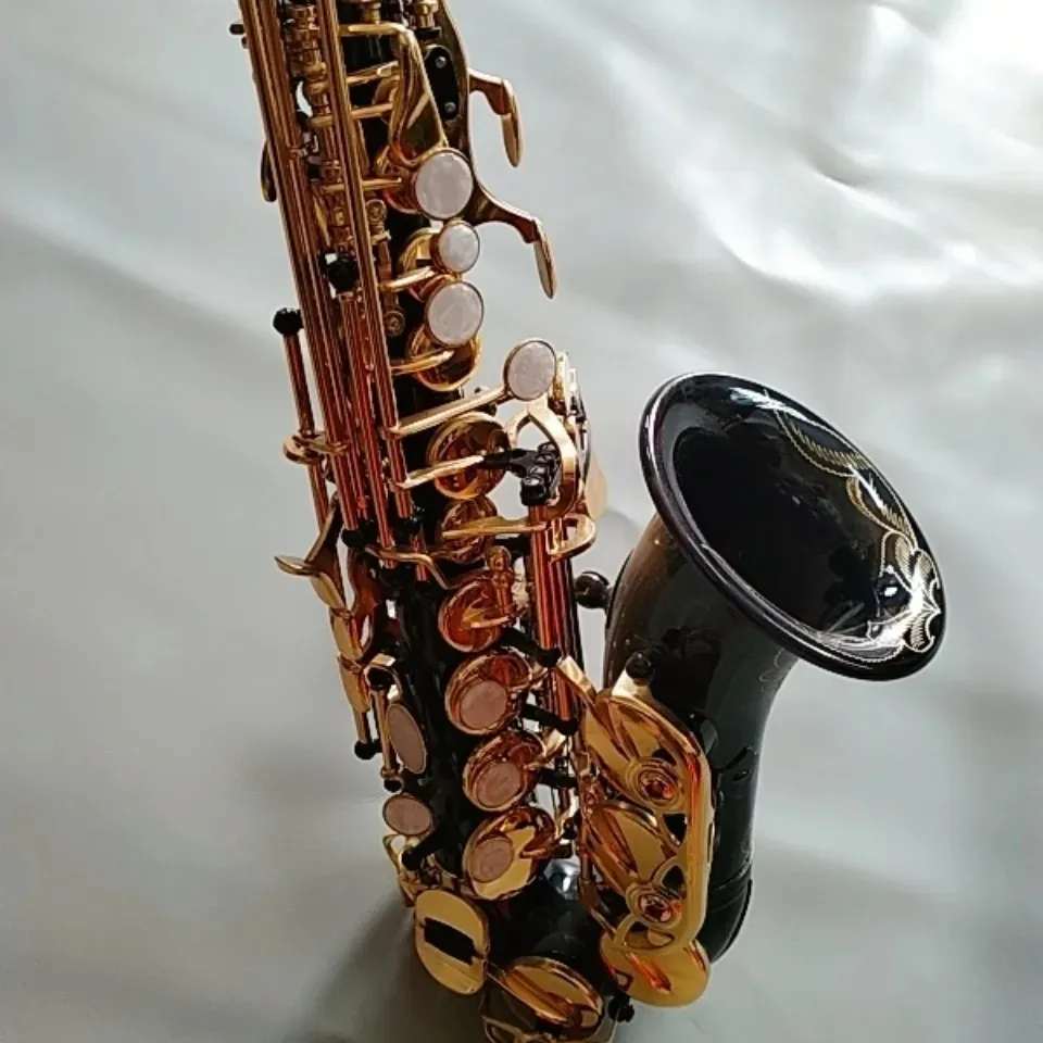 High End Treble Small Curved Pipe Saxophone B Flat Professional Soprano