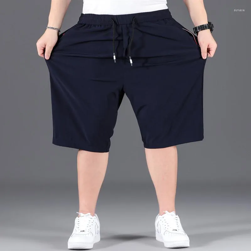 Pantalones cortos para hombre, pantalones cortos informales holgados de baloncesto de gran tamaño para verano, pantalones deportivos de secado rápido, pantalones de cinco cuartos, ropa deportiva para hombre