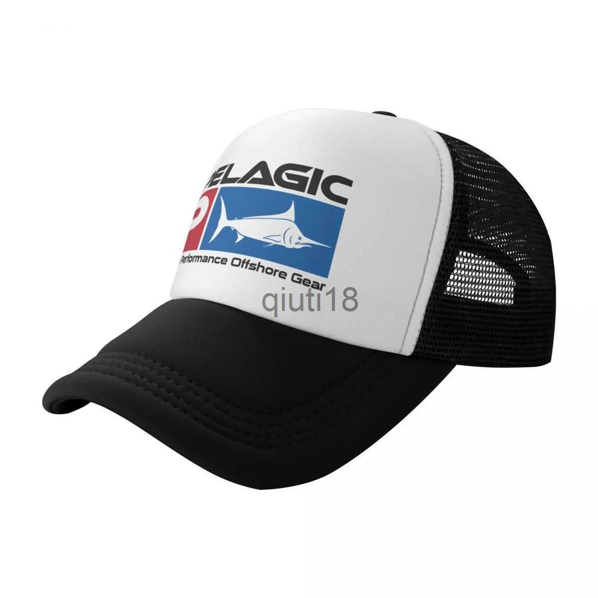 Adjustable Pelagic Fishing Trucker Hat Classic Unisex Minimalist
