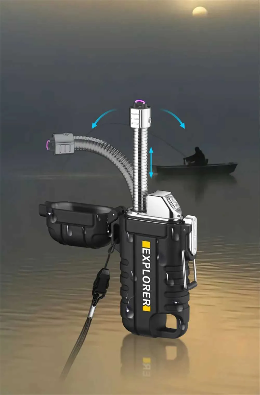 Knife Lighters Waterproof Lighter Retractable Double Type C/USB  Rechargeable Lighter Outdoor Windproof Electronic Lighters Smoke Accesoires  HWAR From 5,99 € | DHgate