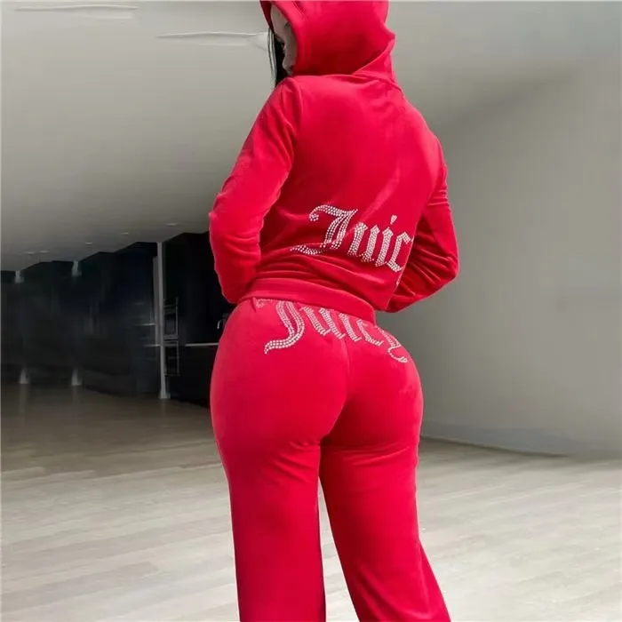 Juicy couture rhinestone tracksuit deals