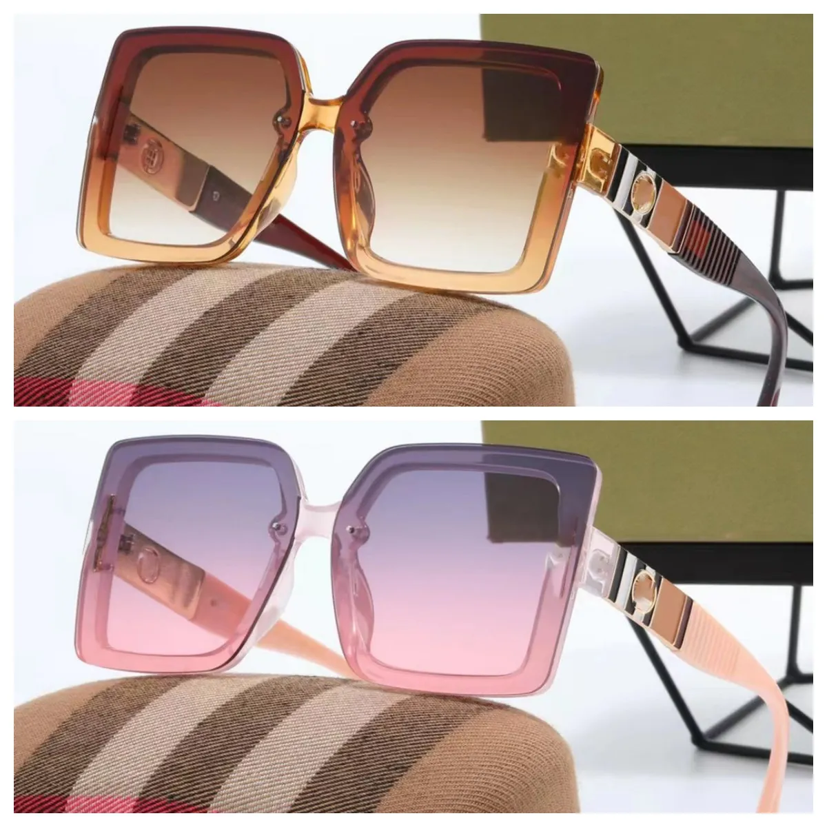 Nya Luxurys Designers Solglasögon Designer Solglasögon för män Triomphe Solglasögon Polariserade fullram UV400 Mixed Color Quay -glasögon Lunette Homme Gafas de Sol
