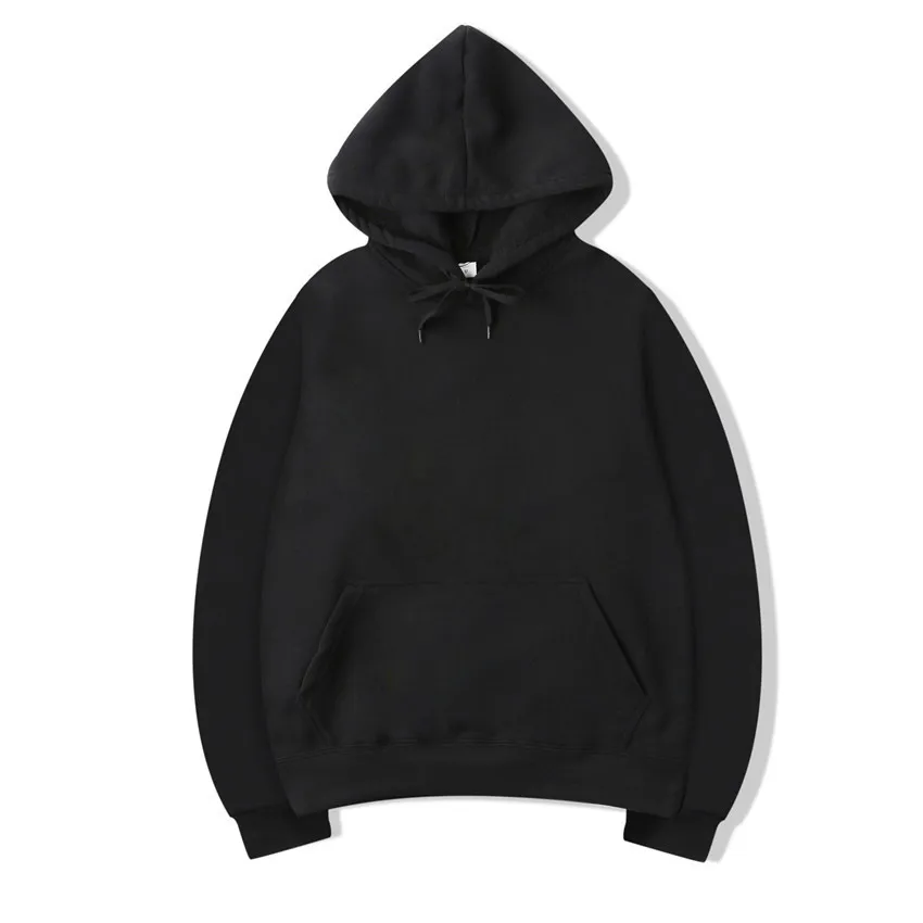 Designer White Polyester Hoodies For Men DIY Sublimation Blank