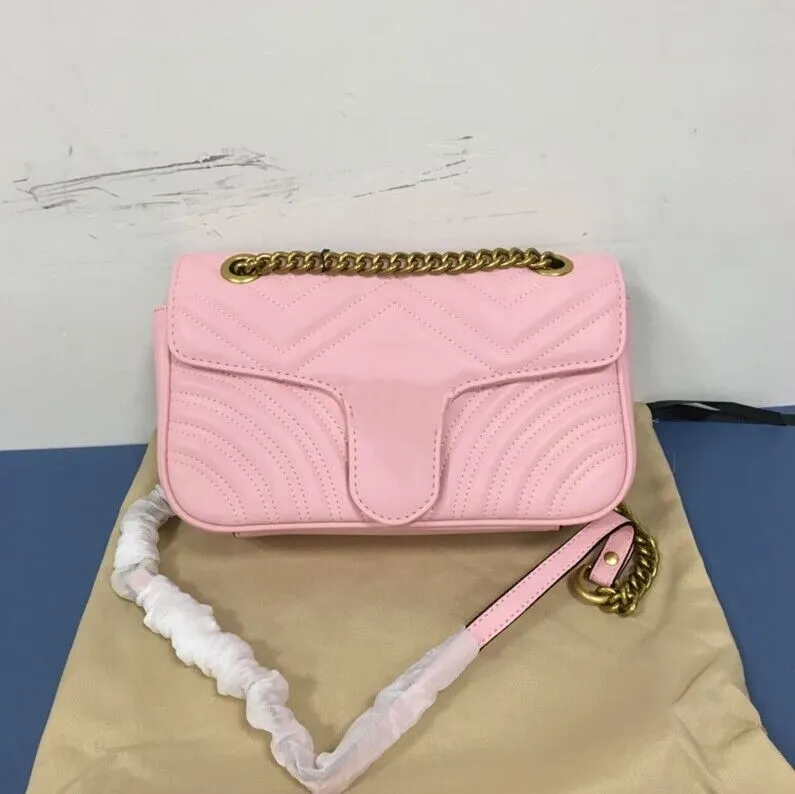 2024 Roze Tas Klassieke Marmont Damestas Crossbodytassen