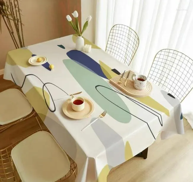 Toalha de mesa 2023 nórdico simples retangular toalha de mesa móveis para sala de estar decoração de casa bancadas de lareira