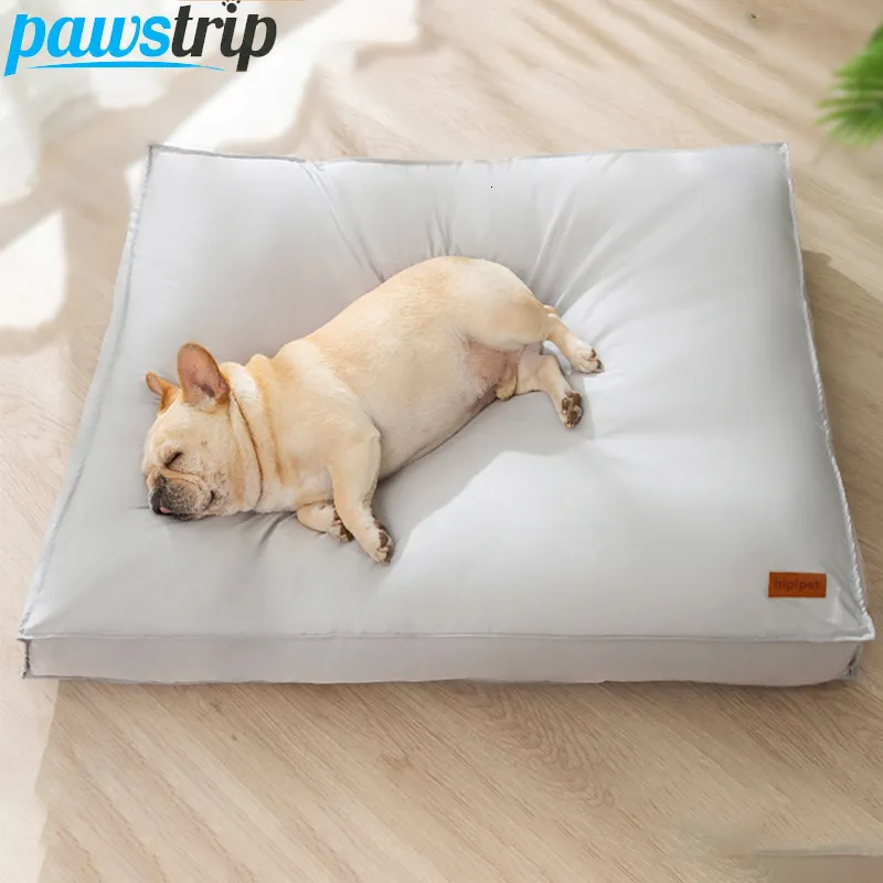 chenils pens Tapis de lit pour chien imperméable à l'eau tapis de couchage amovible pour animaux de compagnie pour petits chiens moyens chats chenil doux pour maison accessoires de produits pour animaux de compagnie 230926