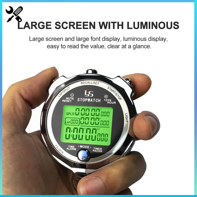 Wrist timer store for running