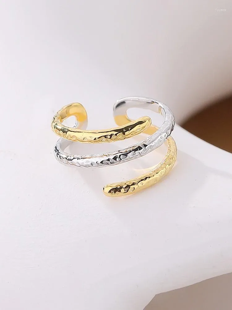 Cluster Ringen 925 Sterling Zilveren Ring Kleur Scheiding Cadeau Voor Vriendin Luxe Anelli Donna Anillo Mujer Fijne Sieraden Vrouwen 2023