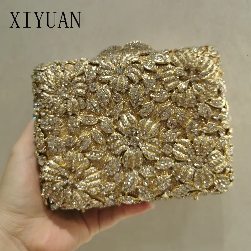Вечерние сумки XIYUAN, модный серебряный кристаллический клатч, кошелек, женская сумочка для формального ужина, свадебные сумки с бриллиантами, Bolso Mujer, 230926