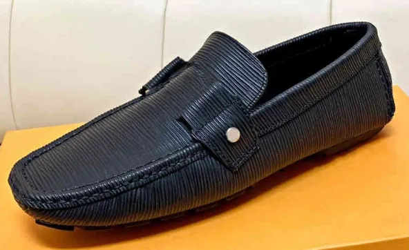 Nieuwe evenwichtige designer sportloopschoenen formele slipper gentleman bruiloft drive mocassin schoenen