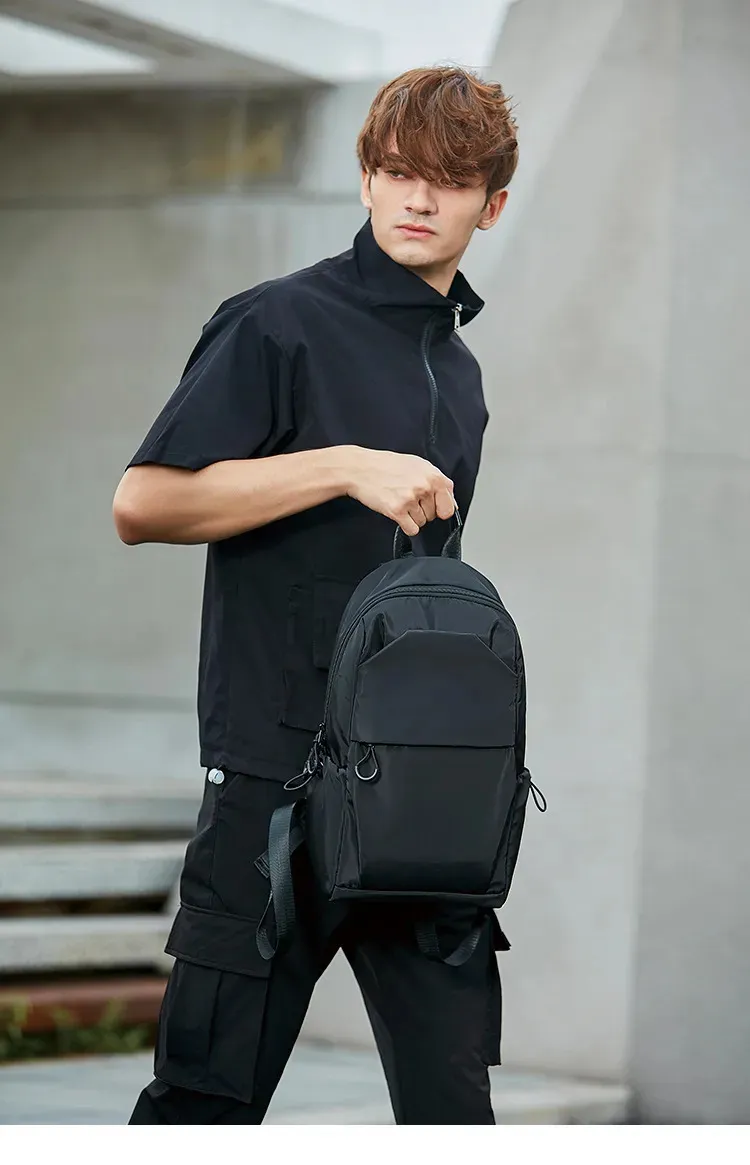 Mens Oxford Cloth Mini Small Waterproof Backpack For School