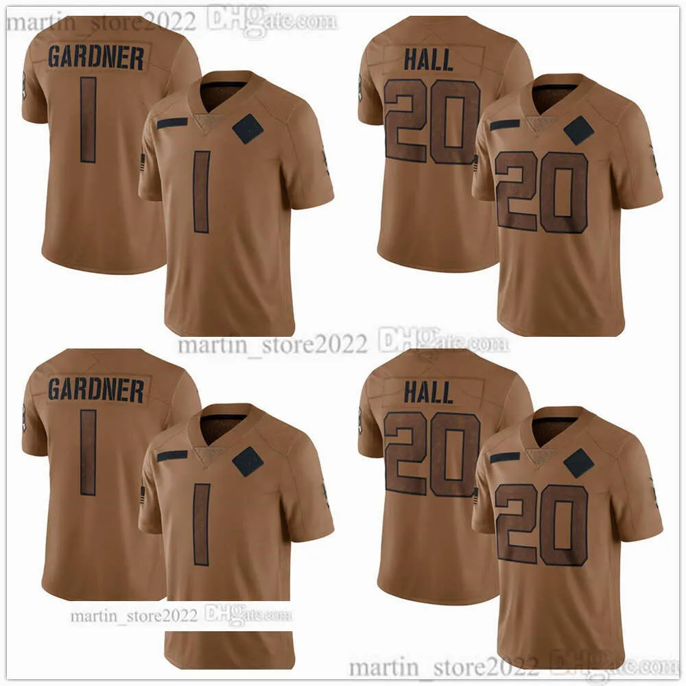 2023 Salute to Service Limited Jersey 1 Ahmad Sos Gardner 20 Breece Hall 95 Quinnen Williams 8 Aaron Rodgers 17 Garrett Wilson 11 Jermaine Johnson II 2 Zach Wilson