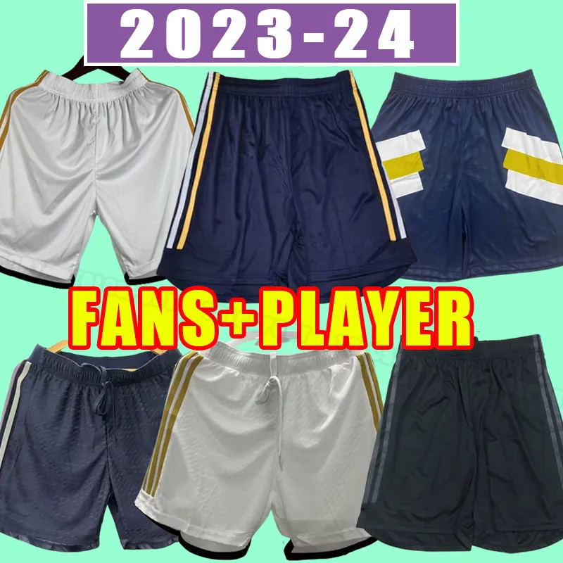 2023 24 Real Madrids BENZEMA soccer shorts VINI JR MODRIC Camavinga 23 24 Tchouameni Asensio KROOS Rudiger Fan version football pants home away third icon BELLINGHAM