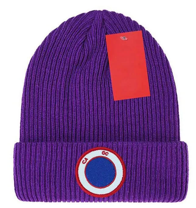 Projektant marki Kanada czapka luksusowa czapka czapka Temperament Wszechstronny czapka czapka ciepła litera