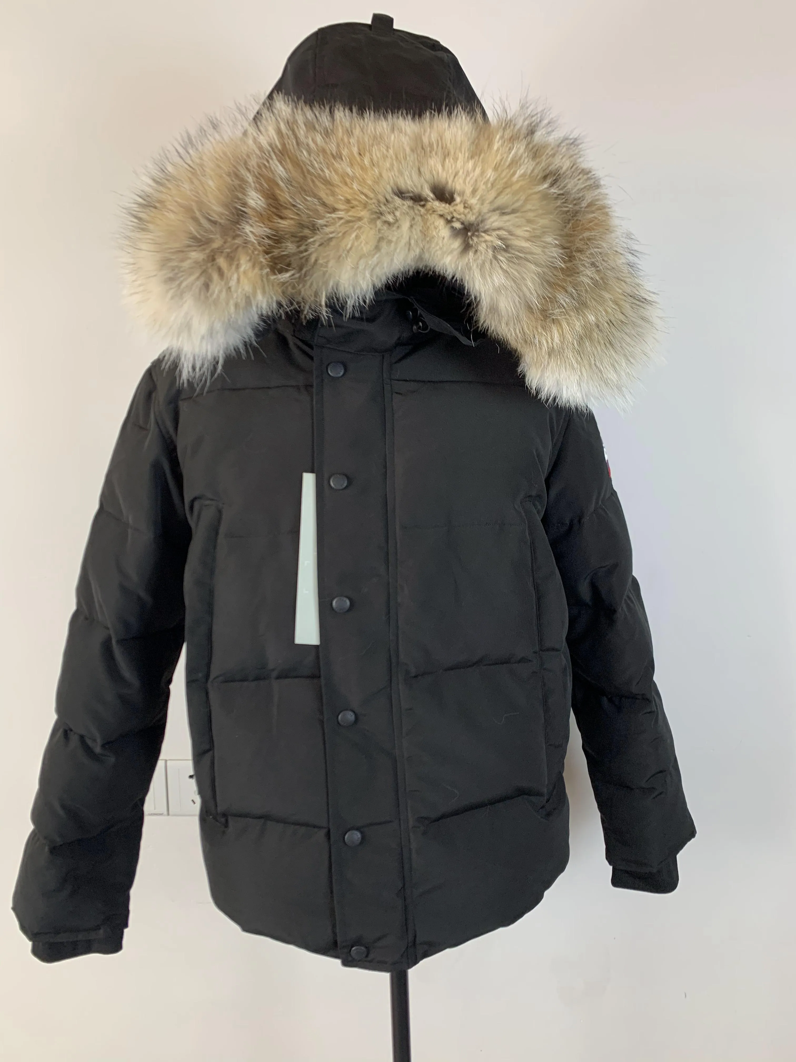 Mens Canadian Down Jacket Waterproof Winter Coat With Wolf Fur And Hood,  Four Seasons Outwear, Raccoon Coyote Fur Prices 2022, And Wyndham Cloth  Warm And Stylish From Linrenying110, $113.18