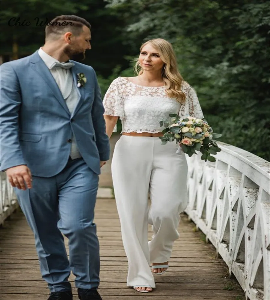 Bridal pants and top hot sale