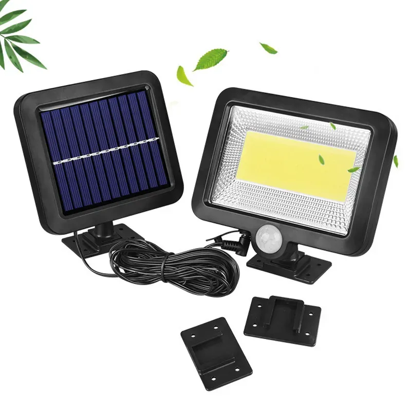 Split Sensor Street Light Garden Wall Lamp LED Solar Floodlight