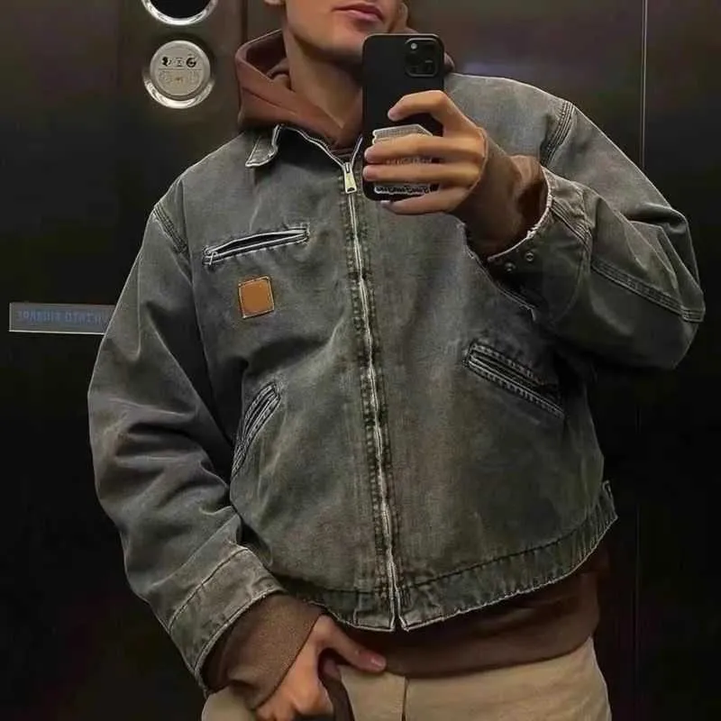 Mens 2023 Crht BMS J97 American Detroit Carhart Antique Work Mens 2023 Crht BMS J97 American Detroit Carhart Antique Work