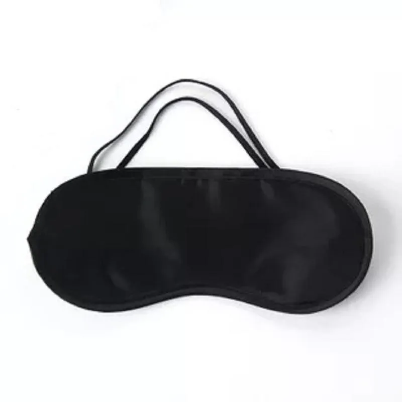 Geschenk Reizen Slapen Zwarte kleur Oogmasker Veiligheidsbril Oogmasker Cover Schaduw Blinddoek Relax ZZ